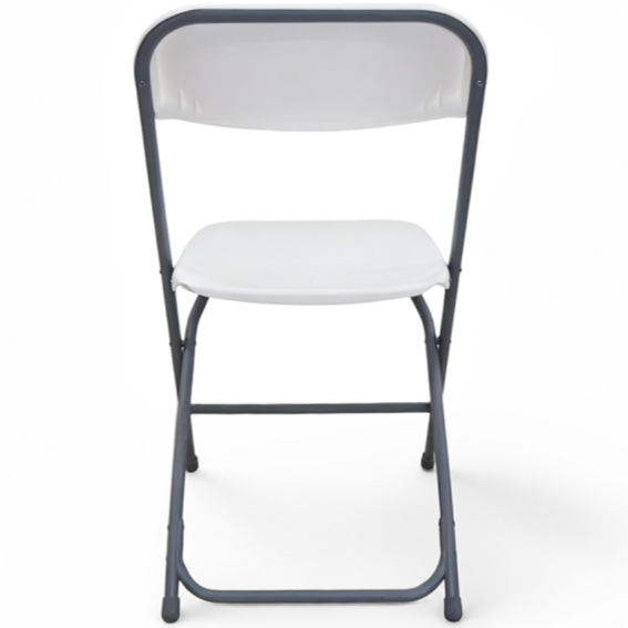 Krzesło cateringowe 7 biało-szare - tył