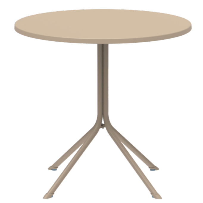 Stolik do ogródków piwnych Prato-R beżowy - przód