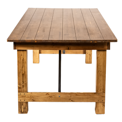 St&oacute;ł Country 200x100 cm - kr&oacute;tszy bok