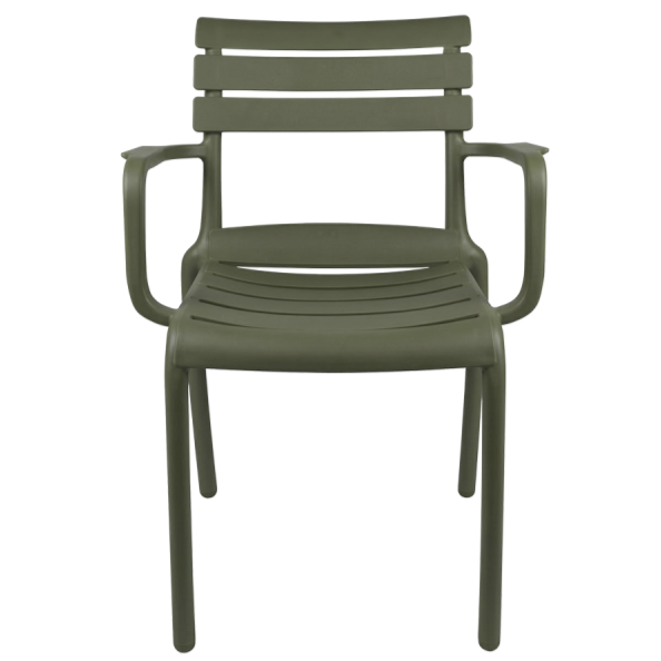 Krzesło do ogródków piwnych Velo zielone - przód