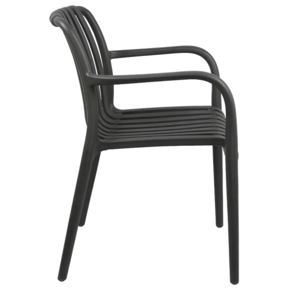 Krzesło Verticale antracytowe - bok