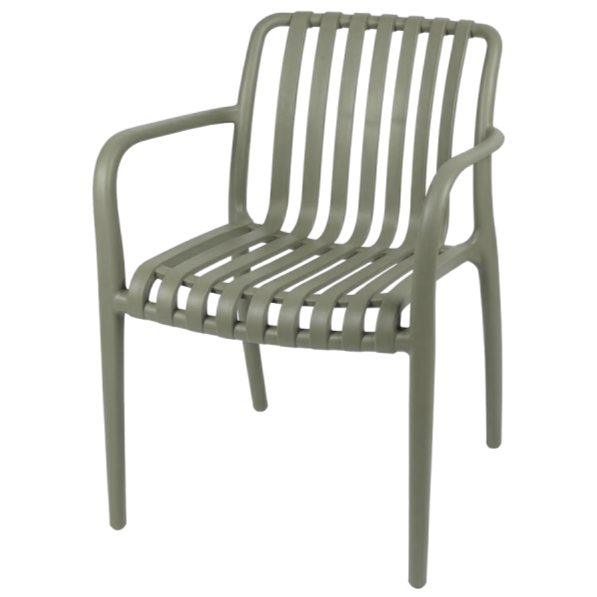 Krzesło outdoorowe Verticale zielone - widok og&oacute;lny