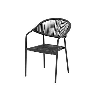 Krzesło outdoorowe Cesare antracyt