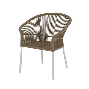 Krzesło outdoorowe Augusto beżowe