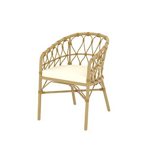 Krzesło outdoorowe Hawai beżowe