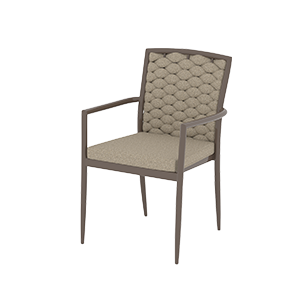 Krzesło outdoorowe Intreccio beżowe