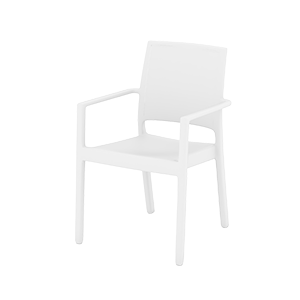  Krzesło outdoorowe Mario białe