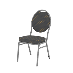 Krzesło bankietowe Herman czarne