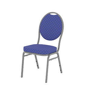 Krzesło bankietowe Herman niebieskie