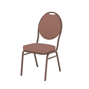 Krzesło bankietowe Herman brązowe