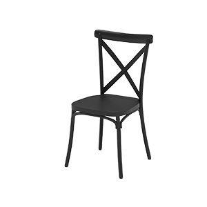 Krzesło ślubne Chiavari Fiorini czarne