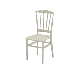 Krzesło ślubne Chiavari Napoleon perłowe