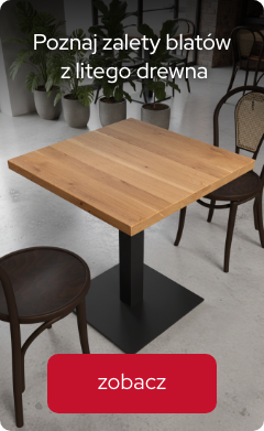 Blaty z litego drewna